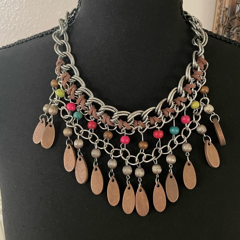 Bohemian Multicolor Statement Necklace